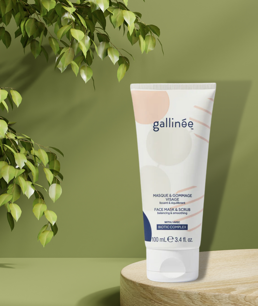Masque & Gommage Visage naturel enrichi en prébiotiques et acide lactique