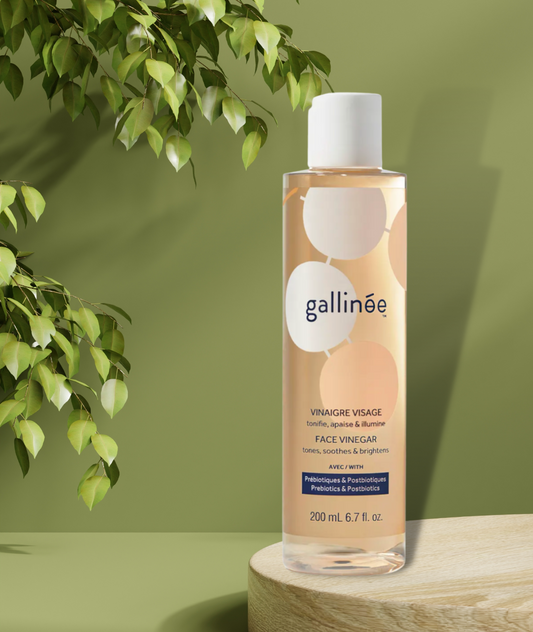 Vinaigre lotion Visage enrichie en prébiotiques et vinaigre d’Hibiscus