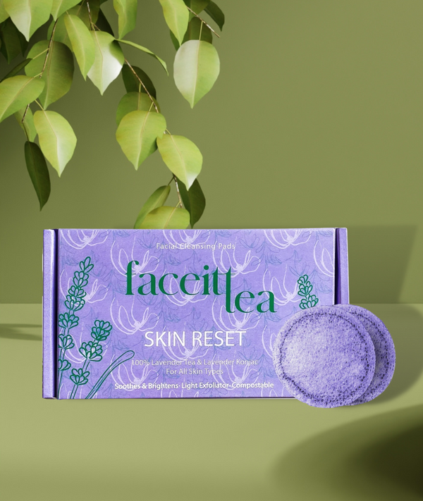 Disques Nettoyants Thé Konjac et Lavande - 100% Biodégradable